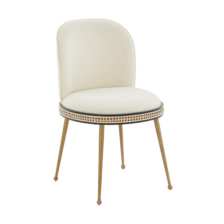 Harley Cream Velvet Dining Chair