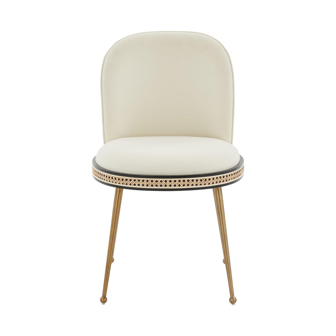 Harley Cream Velvet Dining Chair