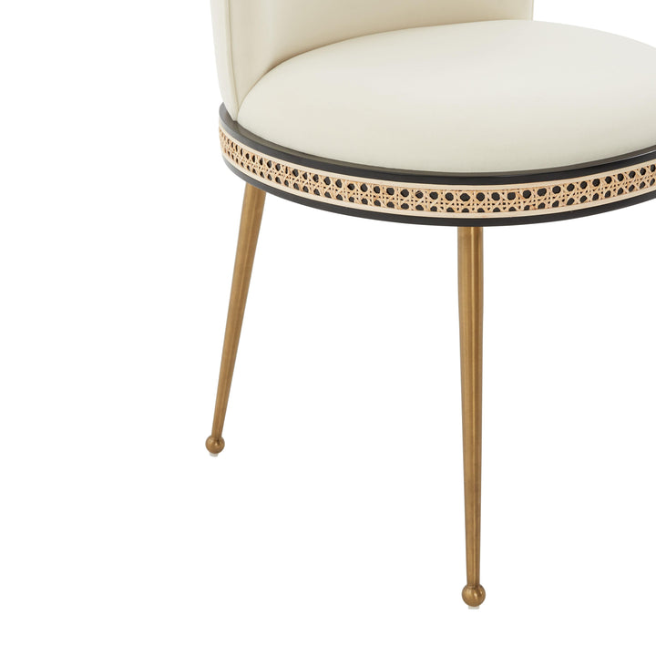 Harley Cream Velvet Dining Chair