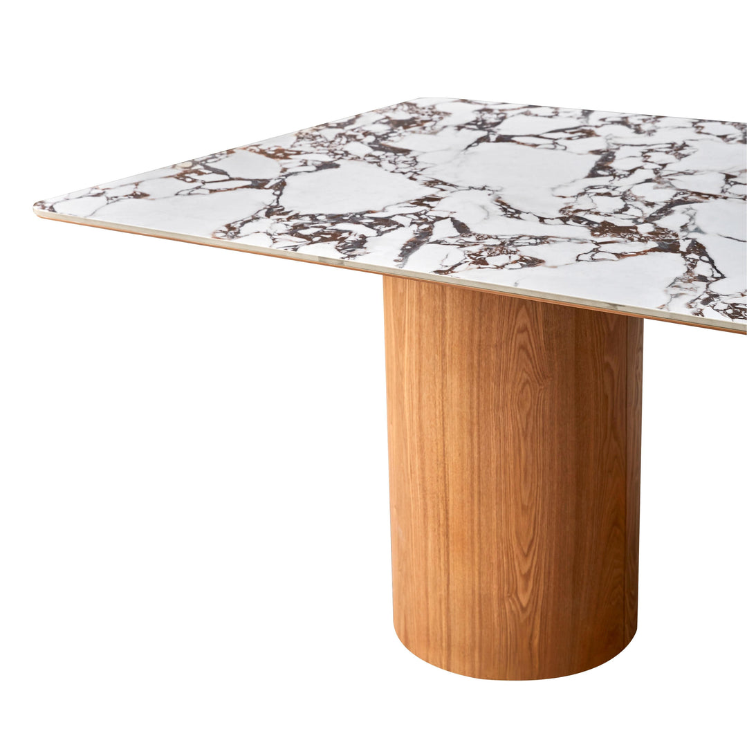 Tamara Marble Ceramic Rectangular Dining Table