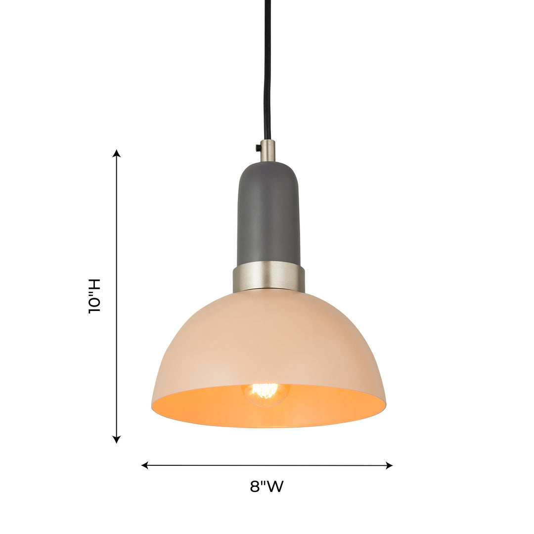 Juku Blush/Grey Small Pendant