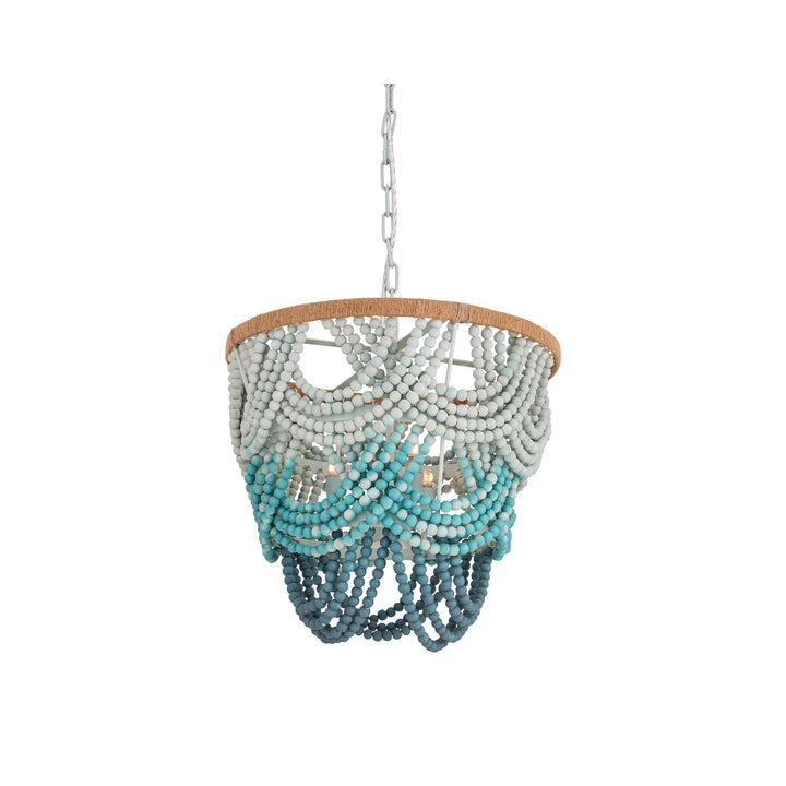 Jade Beaded Chandelier