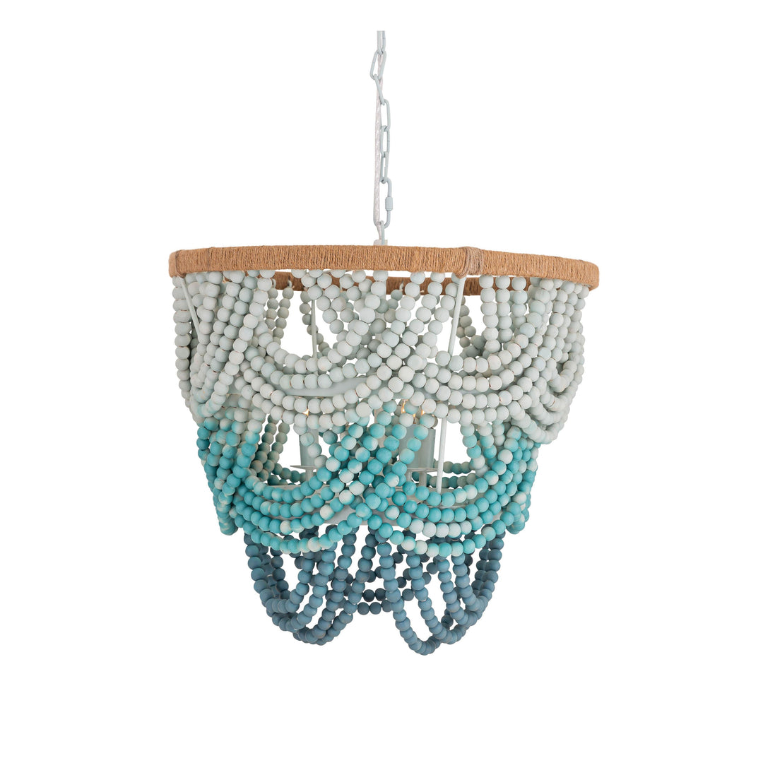 Jade Beaded Chandelier