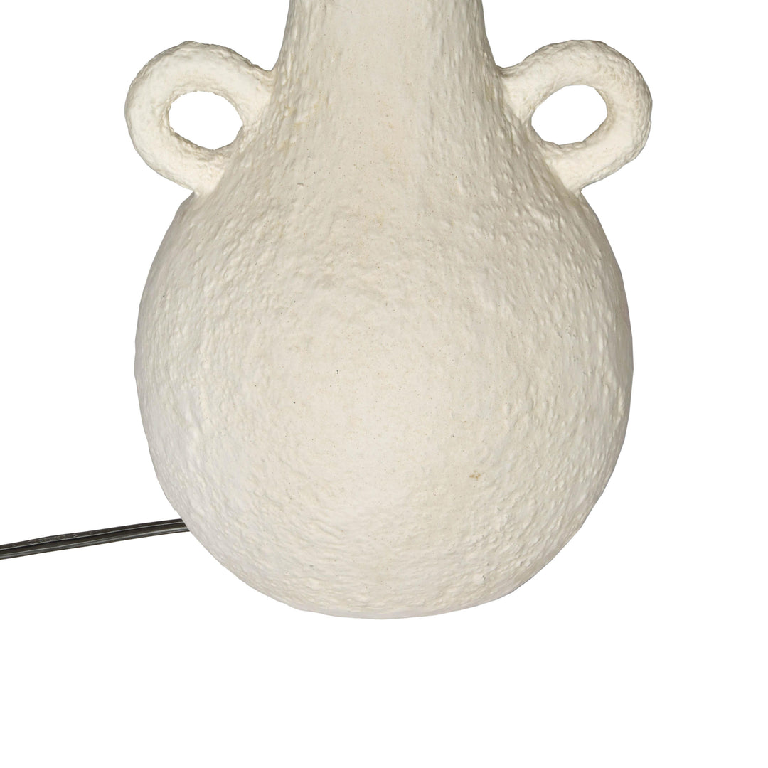 Lalit Natural & White Ceramic Table Lamp