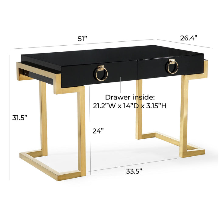 Majesty Black Desk