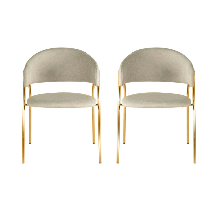 Lara Cream Dining Chair - Set of 2