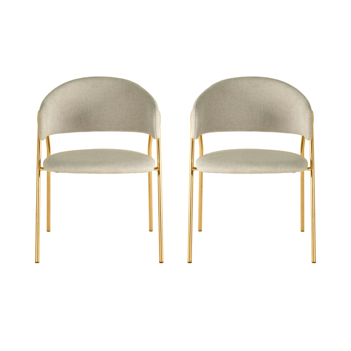 Lara Cream Dining Chair - Set of 2