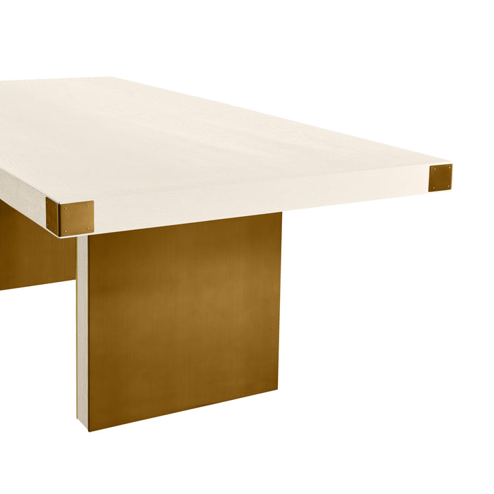 Selena Cream Ash Dining Table