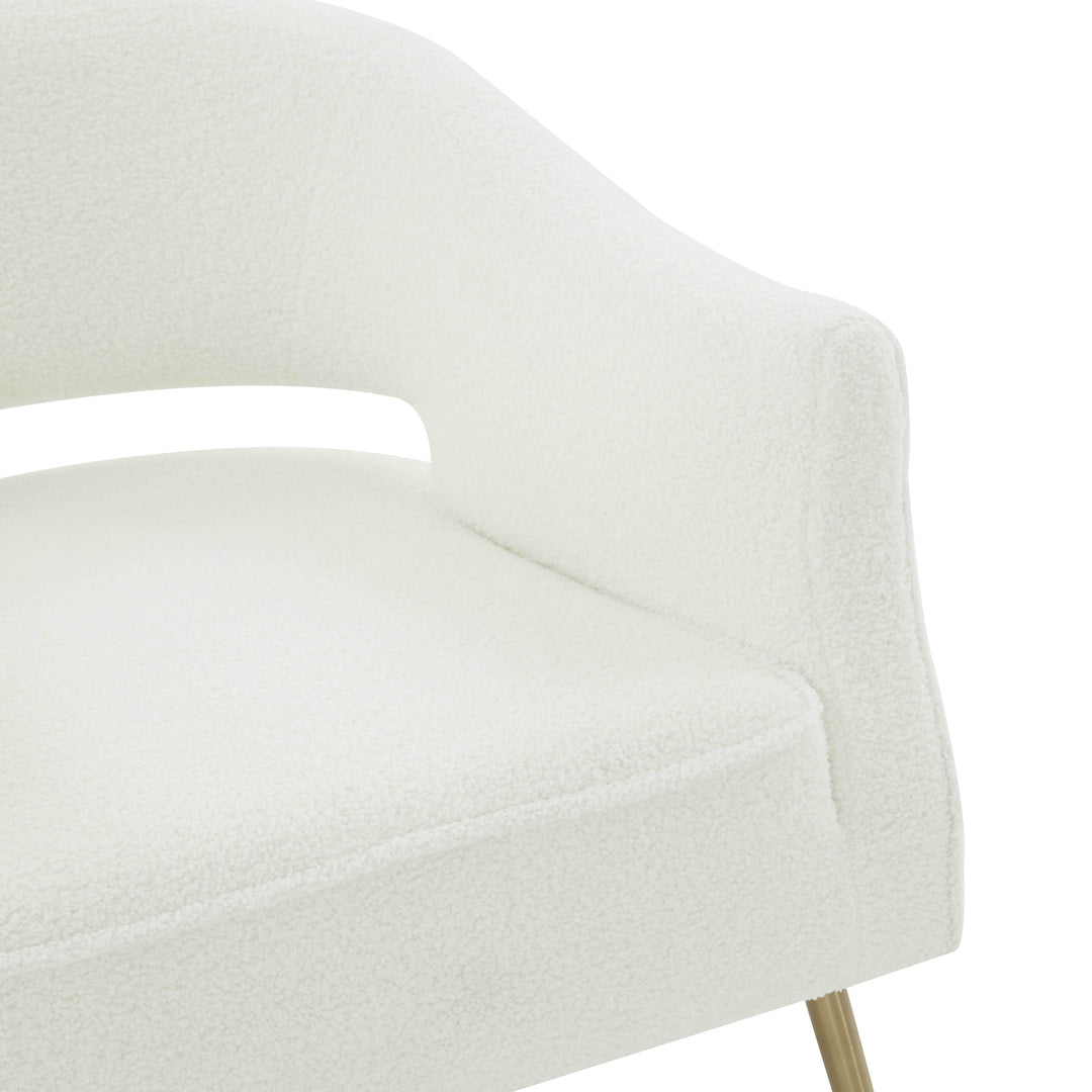 Diana Cream Boucle Accent Chair