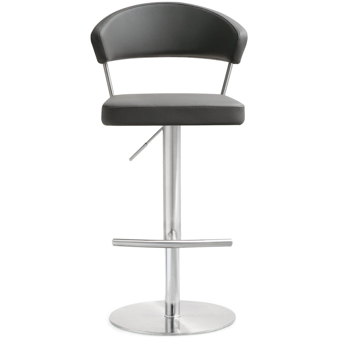 Cosmo Grey Stainless Steel Barstool