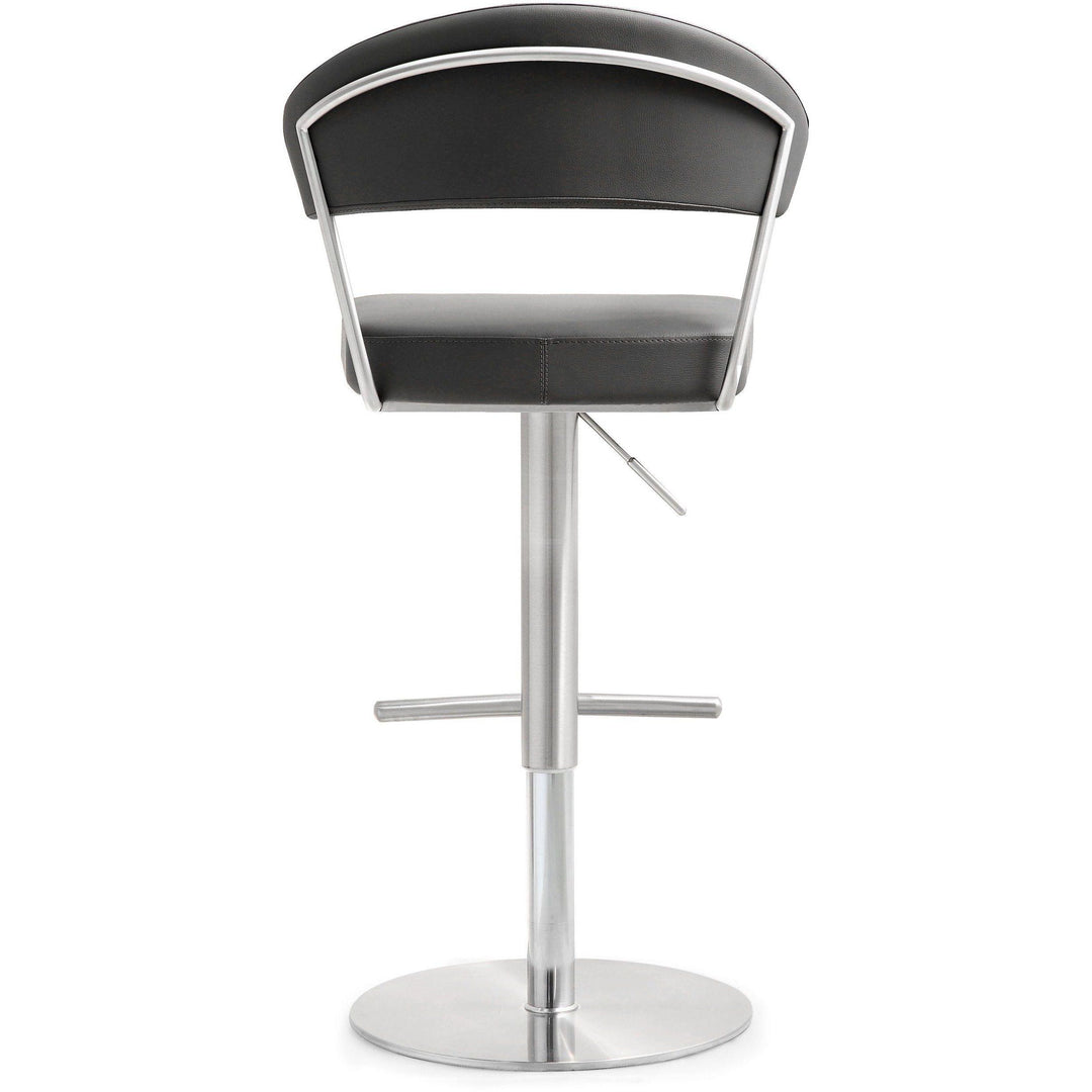 Cosmo Grey Stainless Steel Barstool