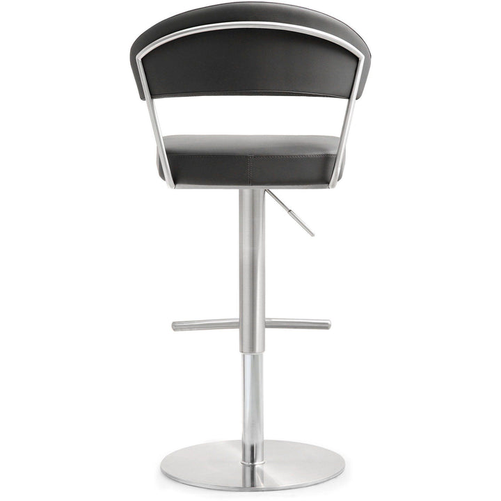 Cosmo Grey Stainless Steel Barstool