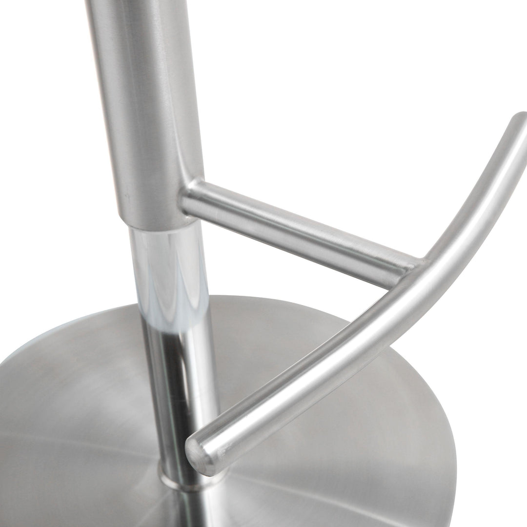 Cosmo Grey Stainless Steel Barstool