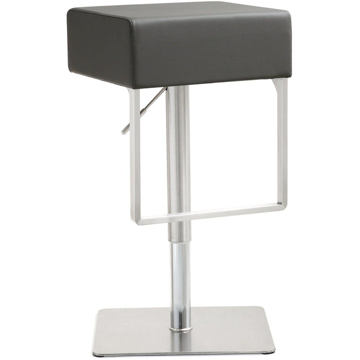 Seville Grey Stainless Adjustable Barstool