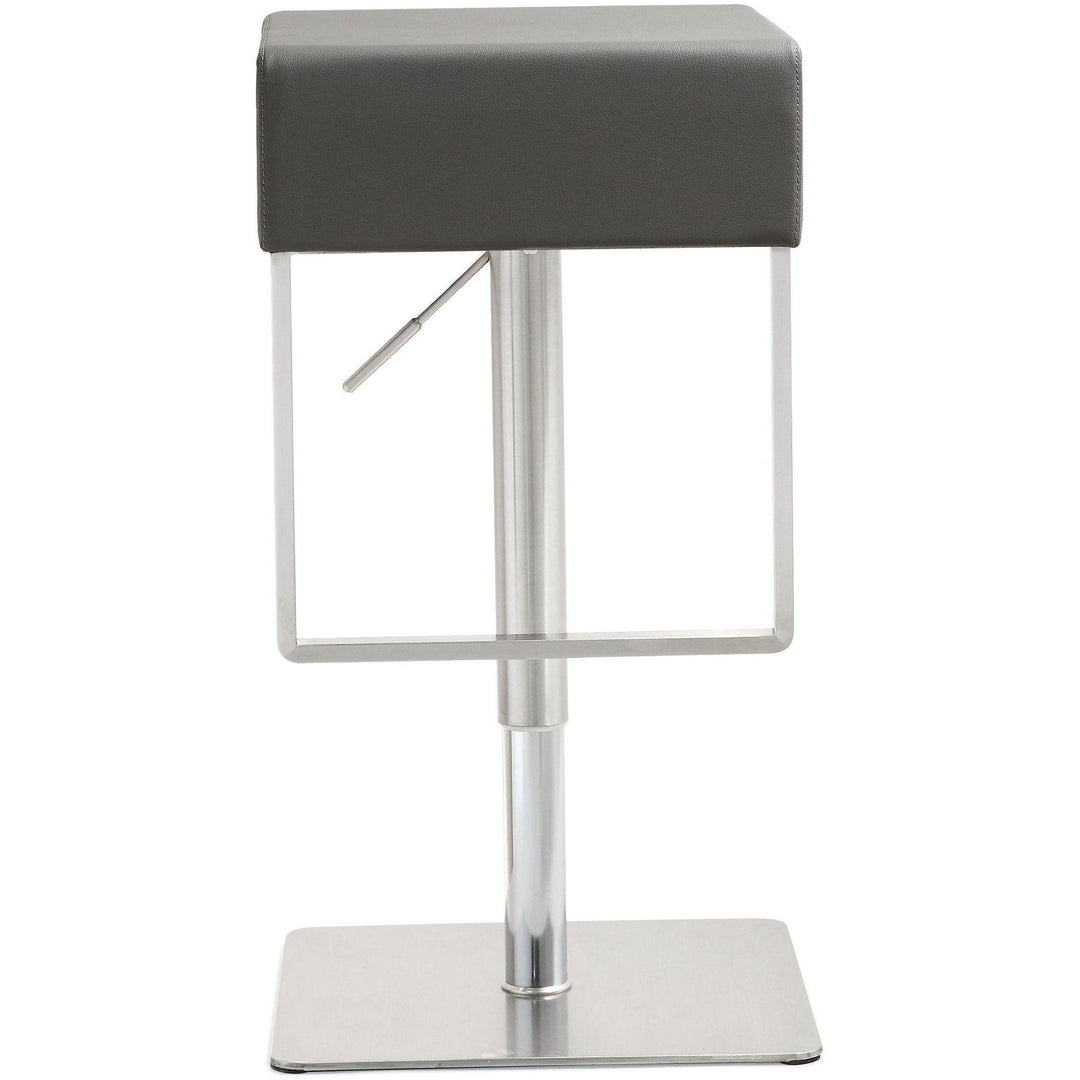 Seville Grey Stainless Adjustable Barstool