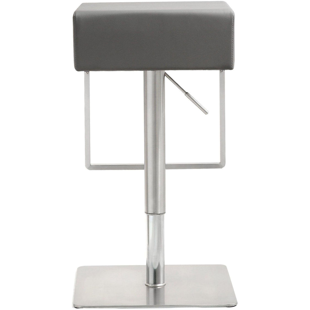 Seville Grey Stainless Adjustable Barstool