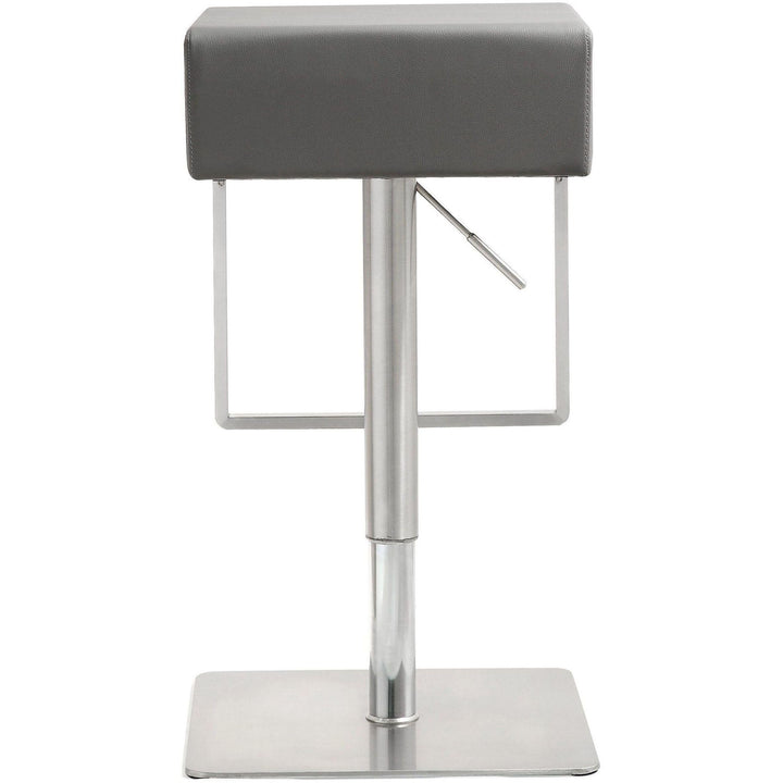 Seville Grey Stainless Adjustable Barstool