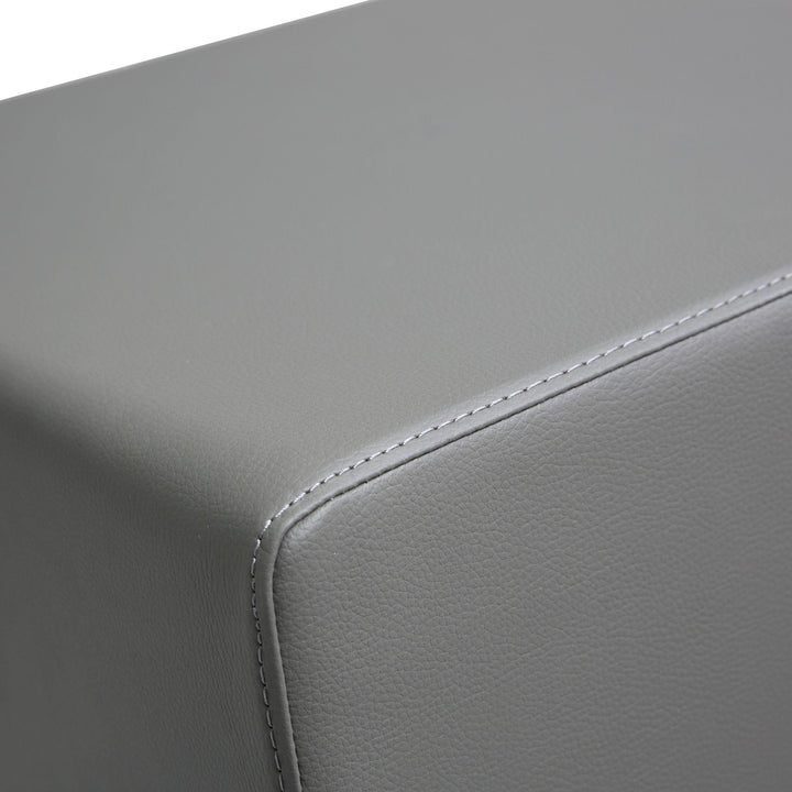 Seville Grey Stainless Adjustable Barstool