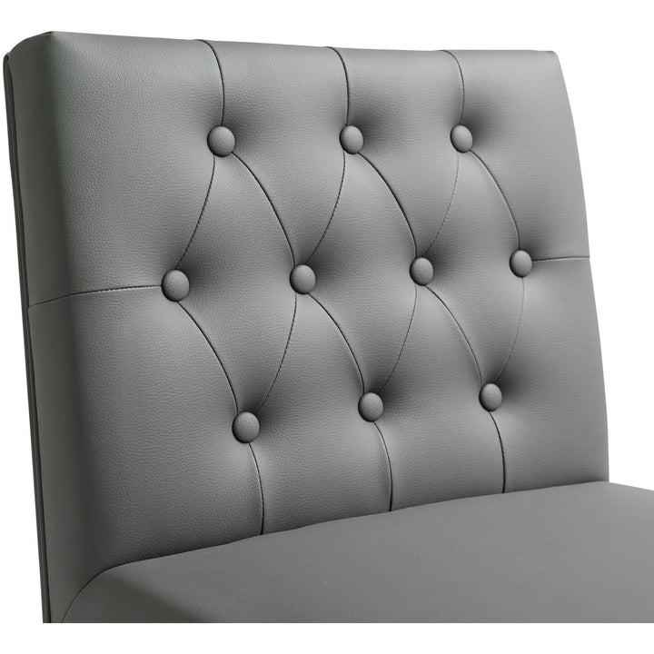Helsinki Grey Stainless Steel Barstool - Set of 2