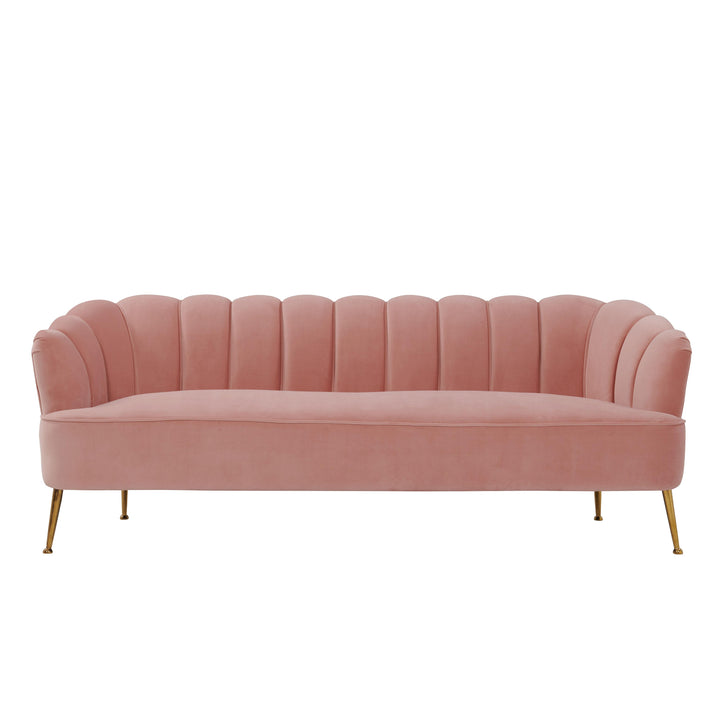 Daisy Blush Velvet Sofa