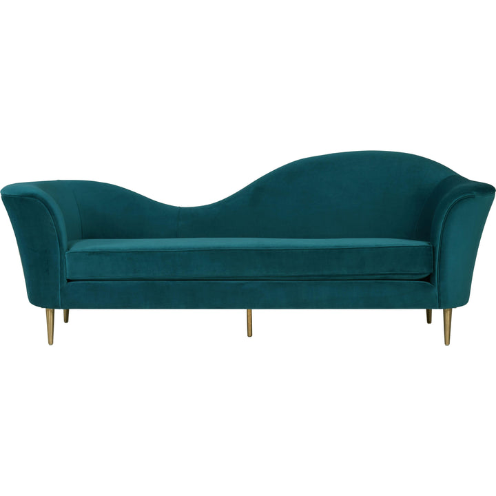 Plato Aqua Velvet Sofa