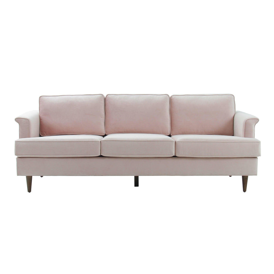 Porter Blush Velvet Sofa