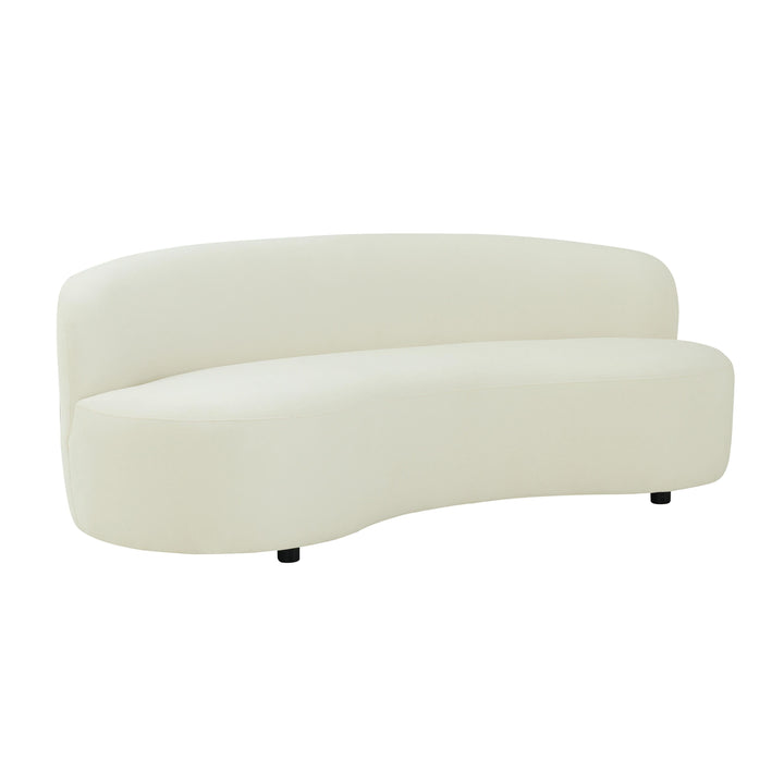 Cannellini Cream Velvet Sofa