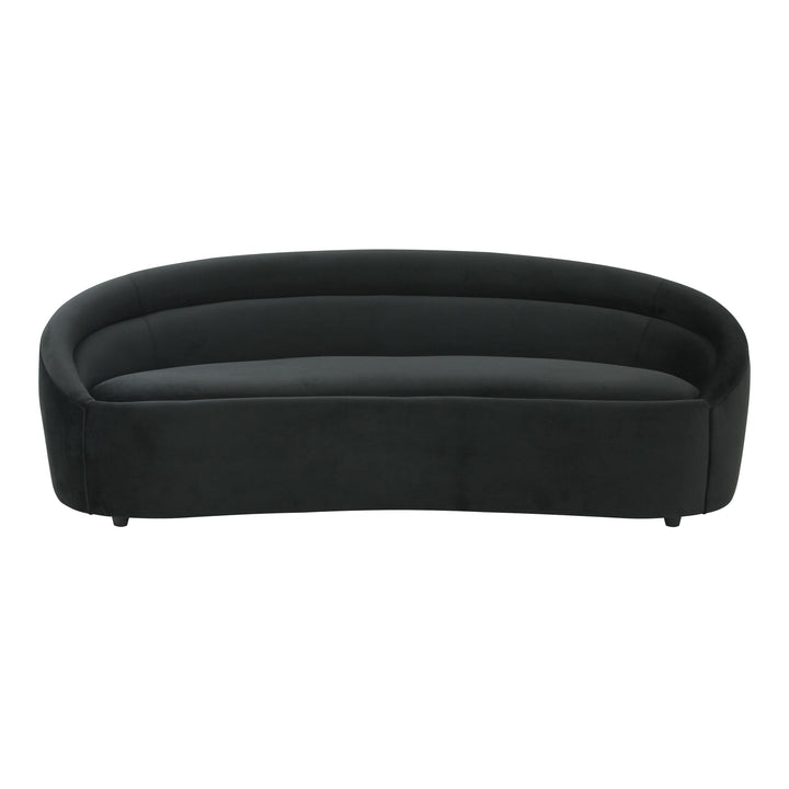 Ellison Black Velvet Sofa