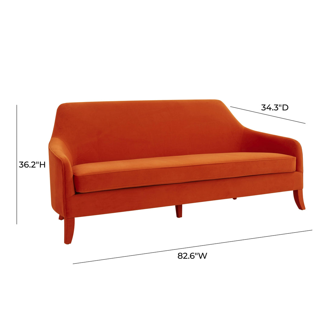Neveah Autumn Velvet Sofa