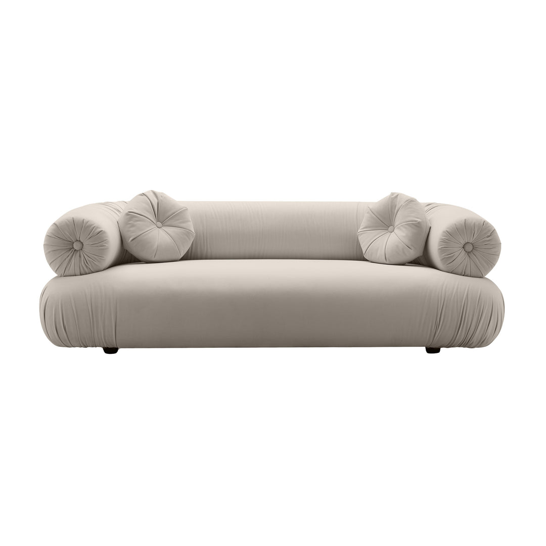 Jammin' Grey Velvet Sofa