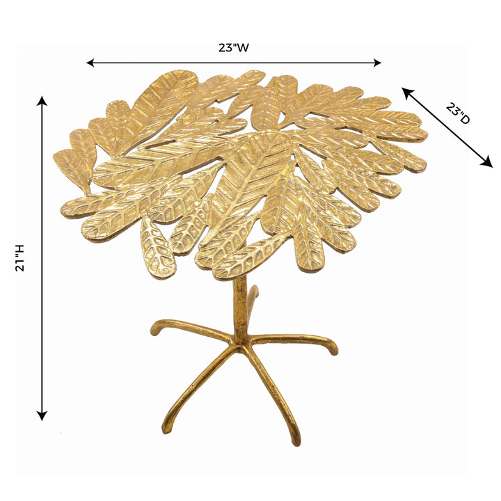Freesia Gold Side Table