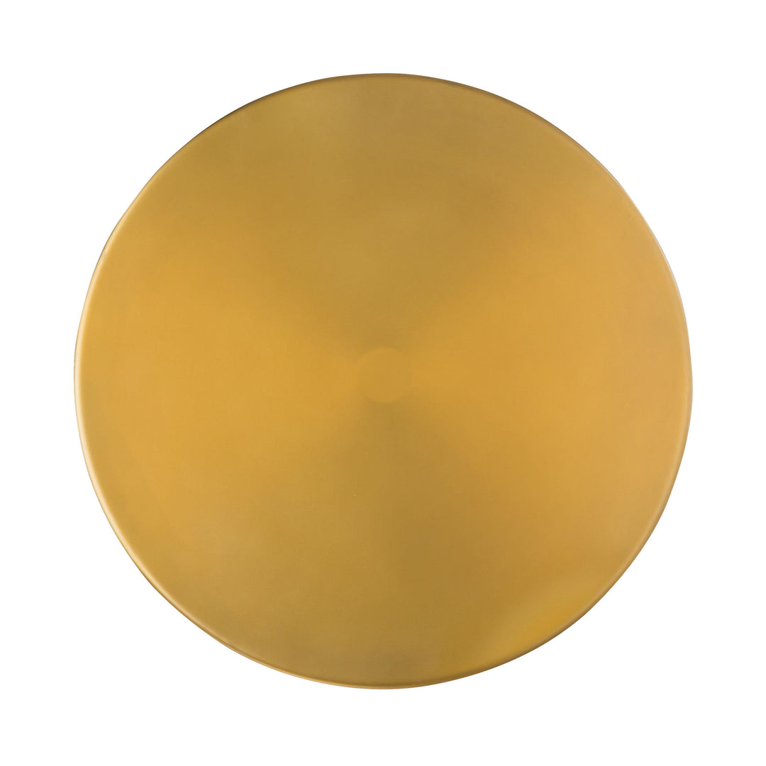 Bubble Glass/Brass Side Table
