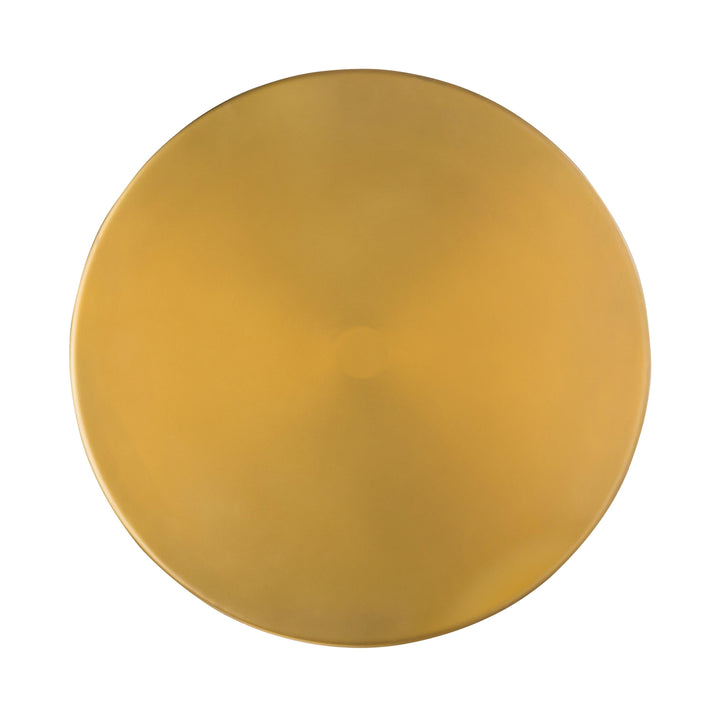 Bubble Glass/Brass Side Table