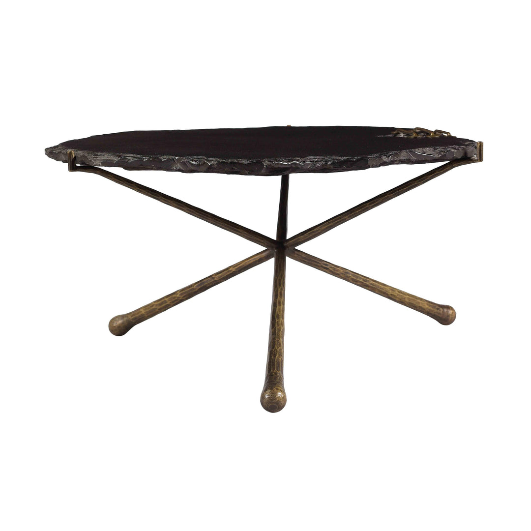 Serra Black Stone Coffee Table