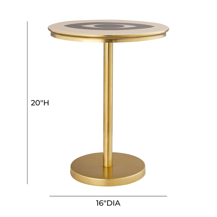 Eye Handpainted Side Table