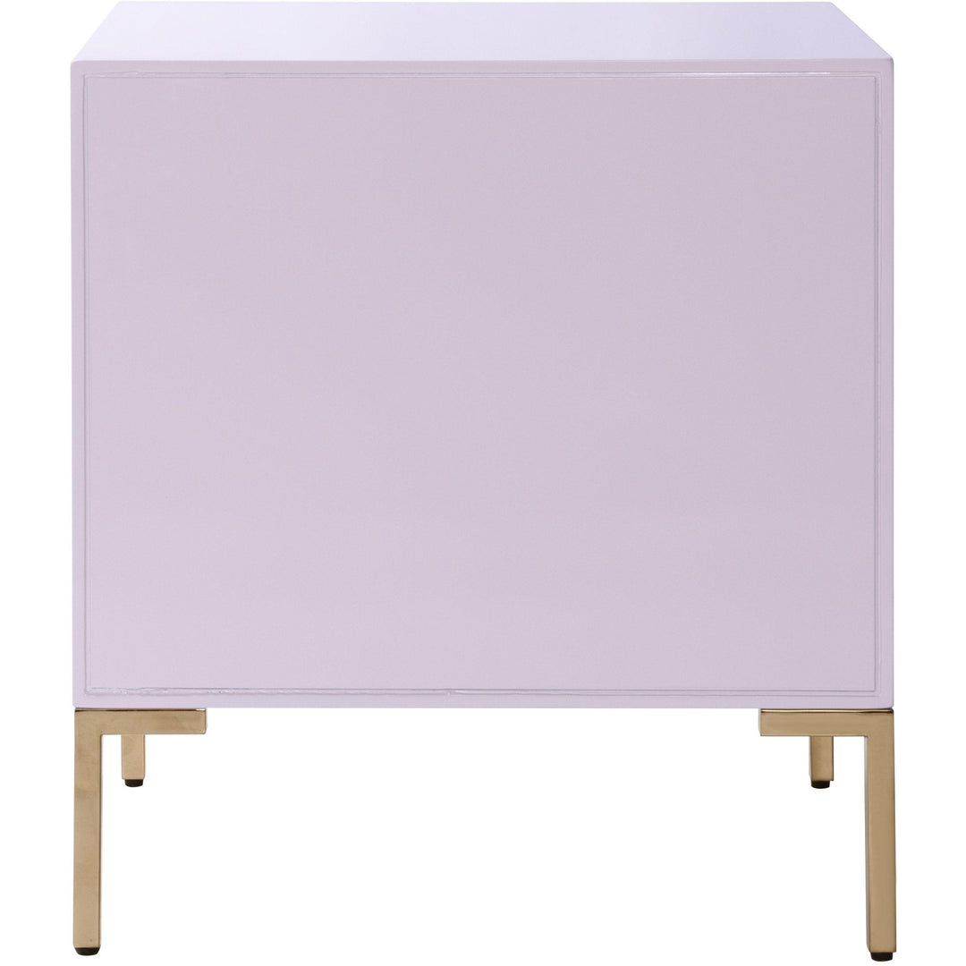 Anna Pink Lacquer Side Table