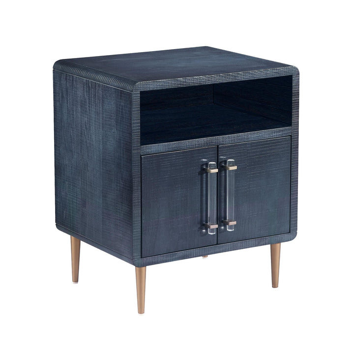 Marco Textured Indigo Side Table