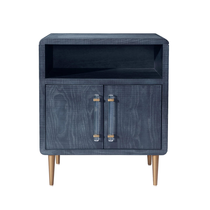 Marco Textured Indigo Side Table