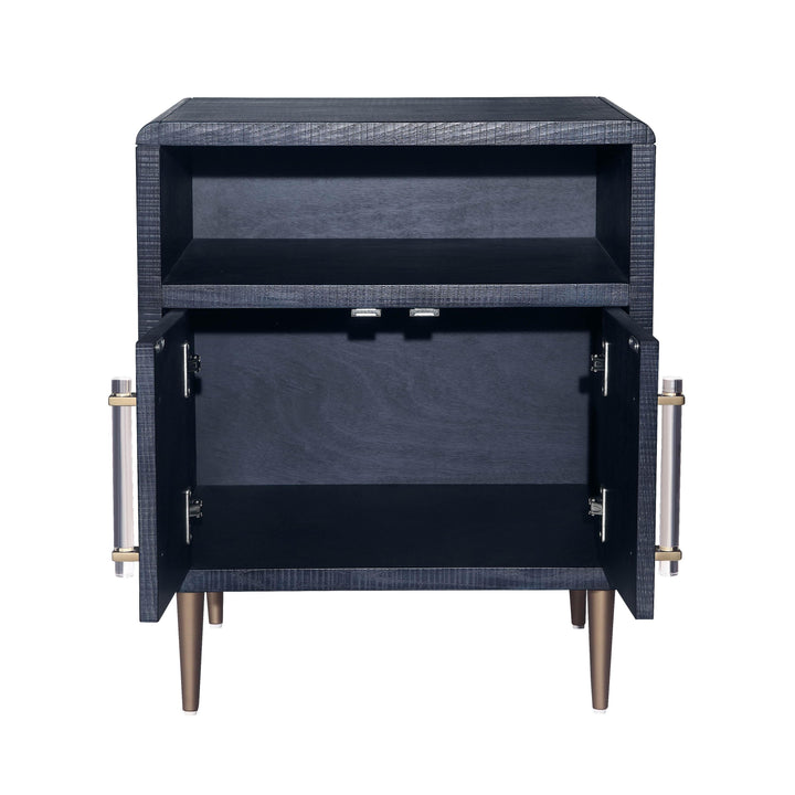 Marco Textured Indigo Side Table