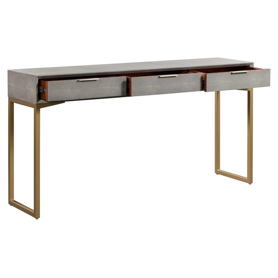 Pesce Shagreen Console Table