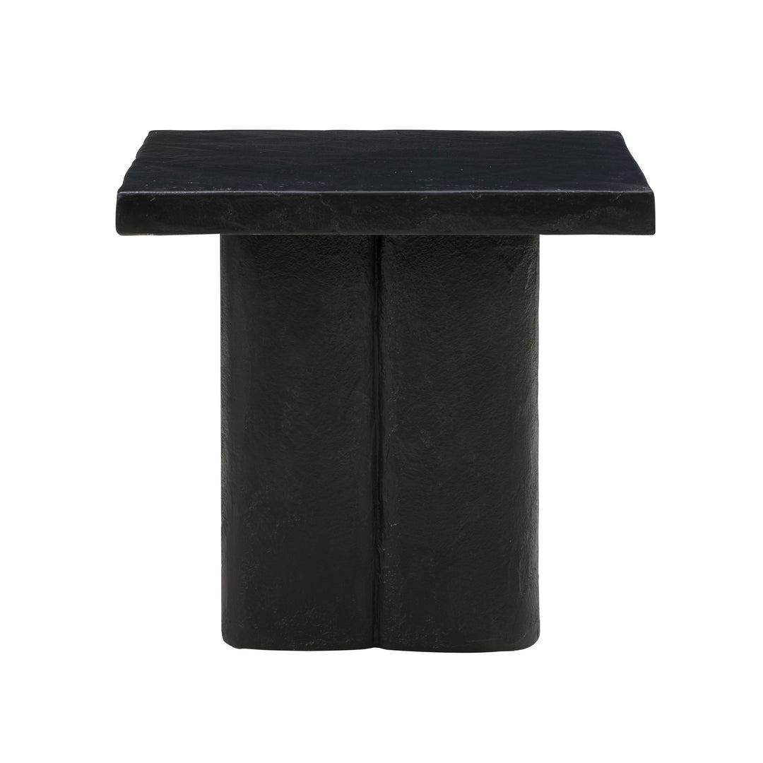 Kayla Black Concrete Side Table