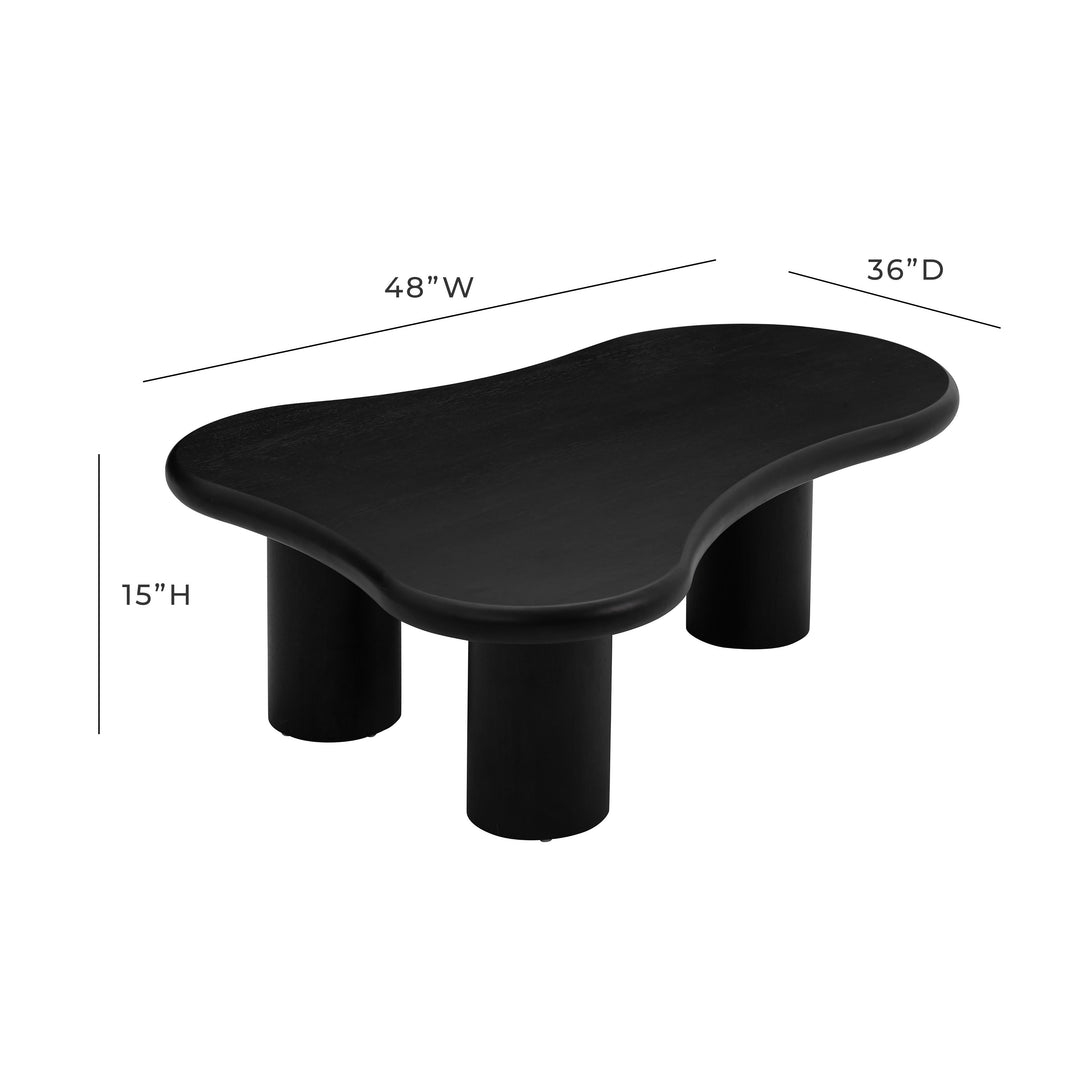 Gotham Onyx Black Coffee Table