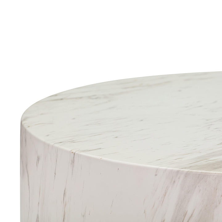 Mimi White Marble Coffee Table