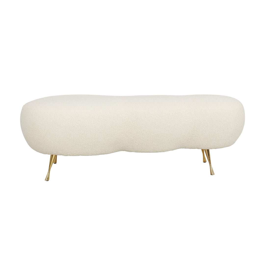Welsh Faux Shearling Bench