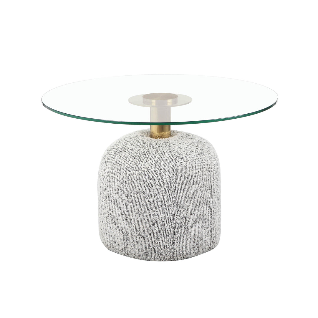 Suki Black and White Boucle Coffee Table