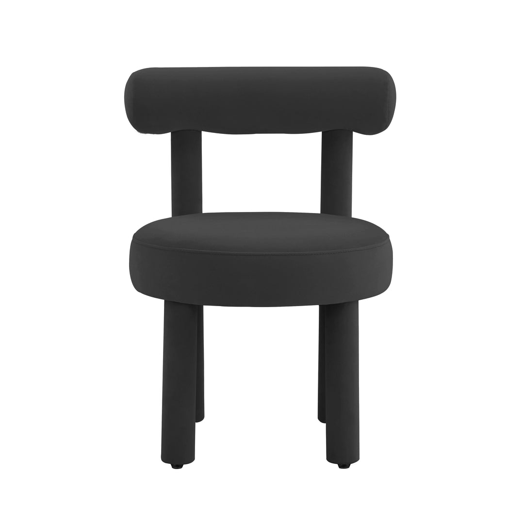 Carmel Black Velvet Chair