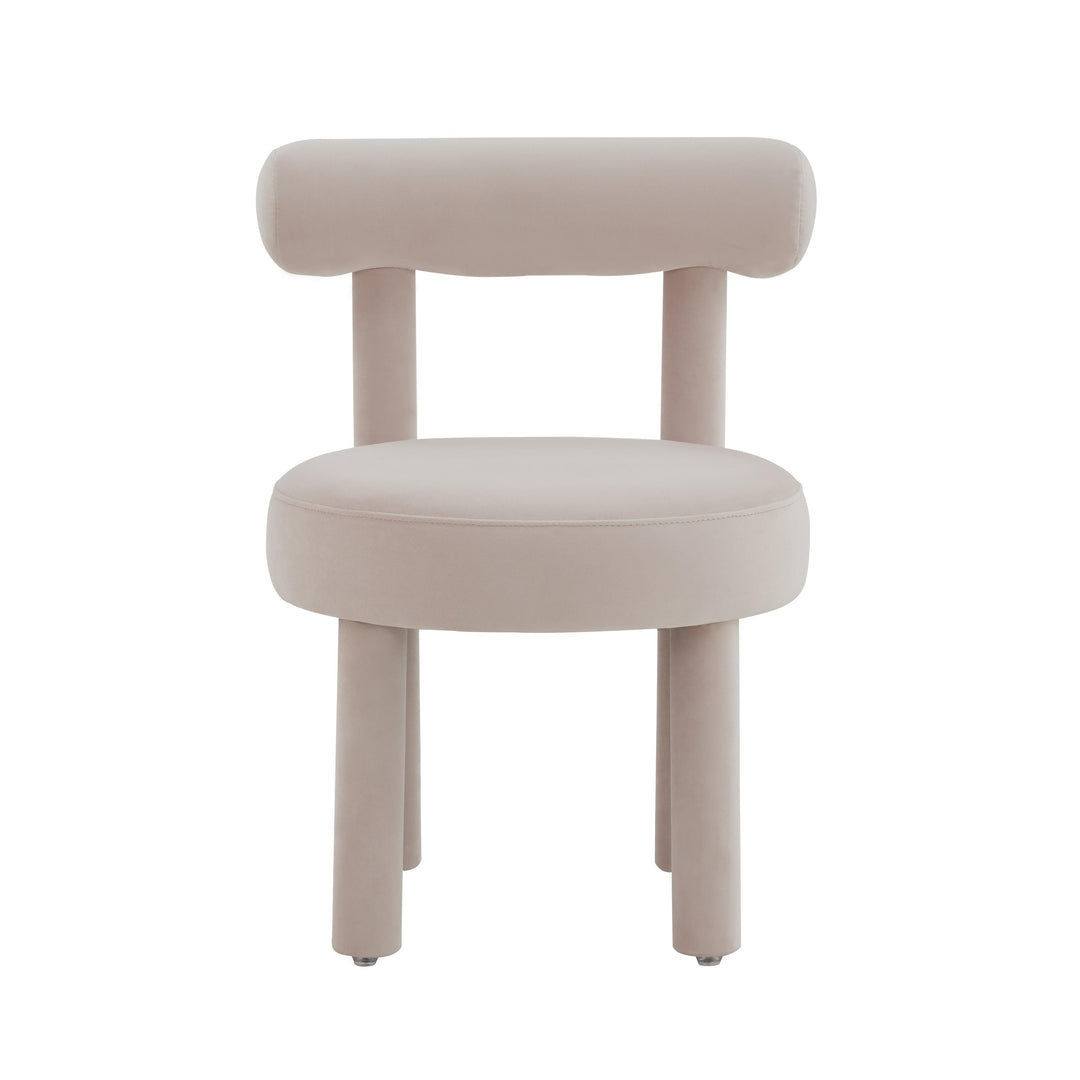 Carmel Blush Velvet Chair