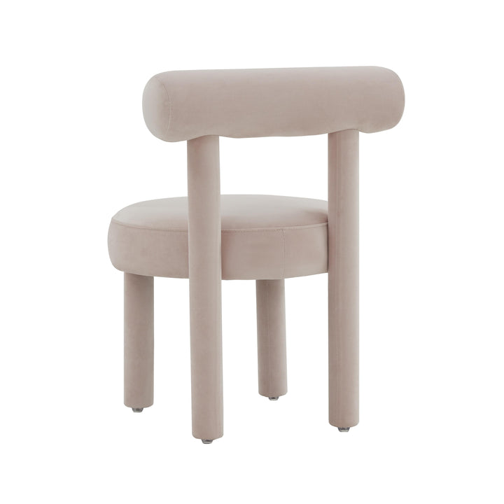 Carmel Blush Velvet Chair