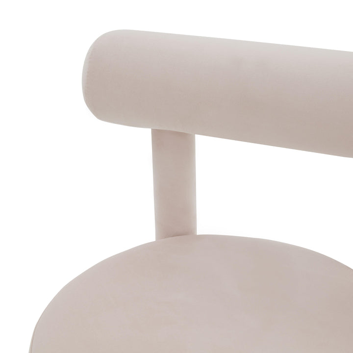 Carmel Blush Velvet Chair