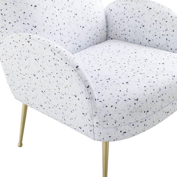 Gwen Terrazzo Velvet Chair